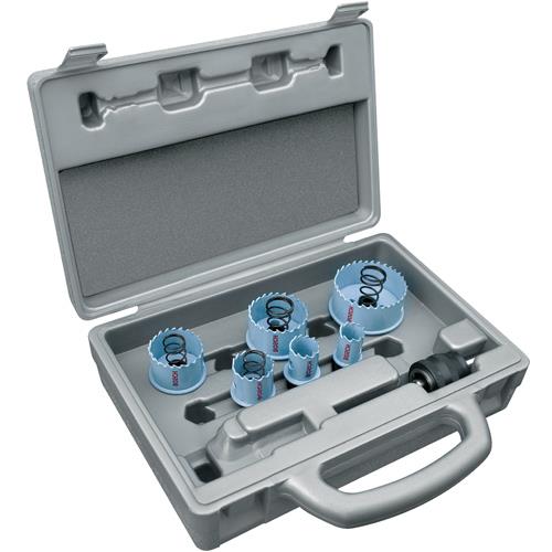 Bosch Sheet Steel Holesaw Set 9 Pieces 2608584813 Hole Saw Set