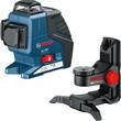 Bosch GLL 3-80 P 3-Plane Cross Line Laser with Wall Mount