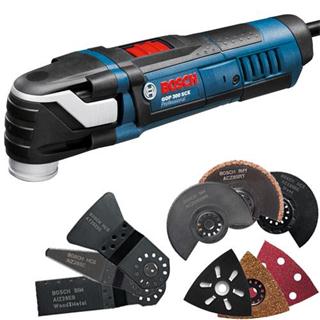 Bosch GOP 300 SCE Multicutter Pro Kit 240v