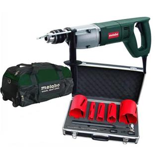 Metabo Diamond Core Drill BDE1100+CORES 240v