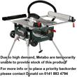 Metabo TS 254 Table Saw 240v
