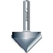 Trend 11/3X1/4TC 1/4in Chamfer V-Groove Pro. Cutter