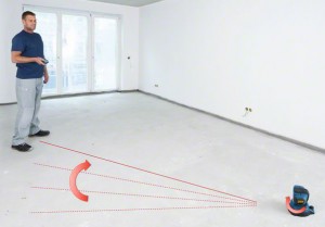 The GSL 2 floor laser in action