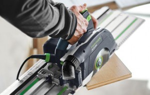 Festool HK55 circular saw in action