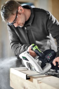 Festool HK85 circular saw in action