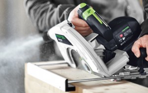 Festool HK85 circular saw in action