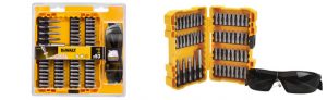 Dewalt DT71540 53-Piece Screwdriver Bit Set With Safety Glasses
