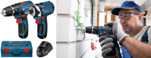 Bosch 12V Combi Drill & Impact Driver Set