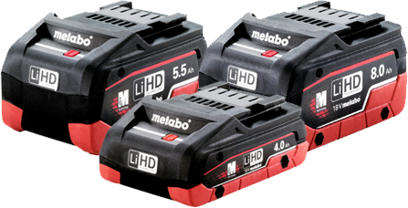 Metabo LiHD Batteries