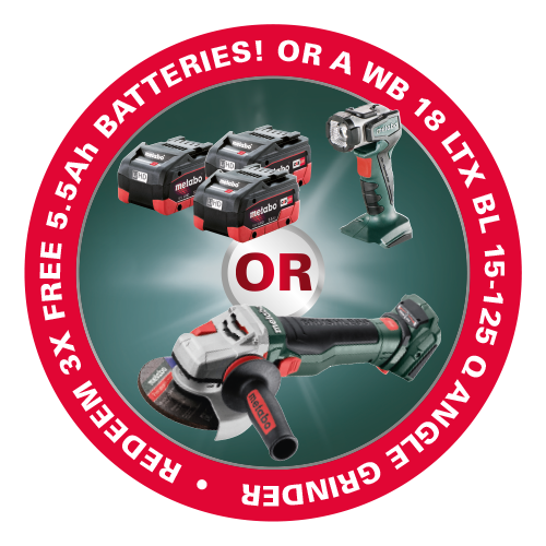 Metabo 3x 5.5Ah