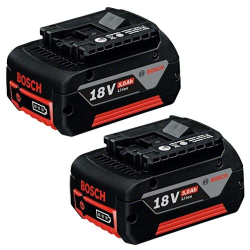 Bosch 18V 5Ah CoolPack Li-ion Battery (Twin Pack)