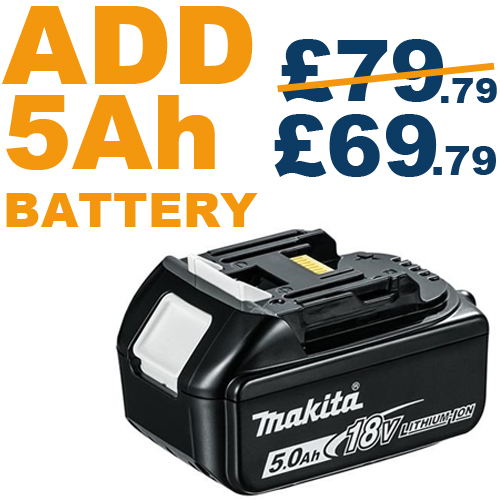 ADD 5ah battery, Save £10