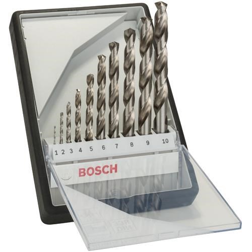 Bosch HSS-G Drill Bit Set (10pcs)