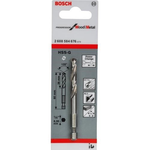 Bosch 1/4" Hex HSS-G Pilot Drill (Progressor)