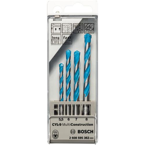 Bosch 260859536 4pc CYL9 MultiConstruction Drill Bit Set (5.58mm)