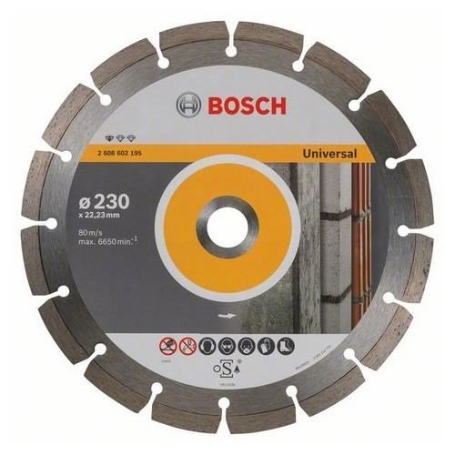 Bosch 2608602195 Universal 230mm Diamond Blade for Angle Grinders