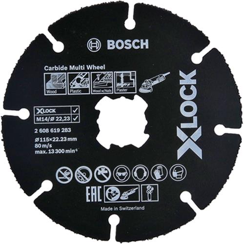 Bosch X-LOCK 115mm Carbide Multi Disc for Soft Materials
