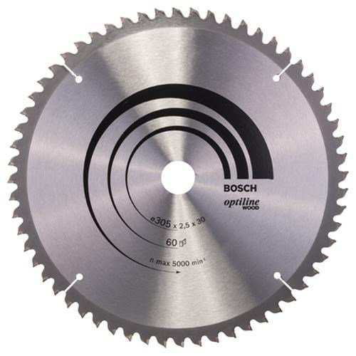 Bosch Optiline Wood TCT Saw Blade 305x60x30mm Bore