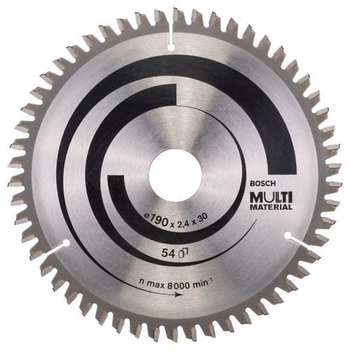 Bosch Multi Material TCT Saw Blade 190x54x30mm Bore