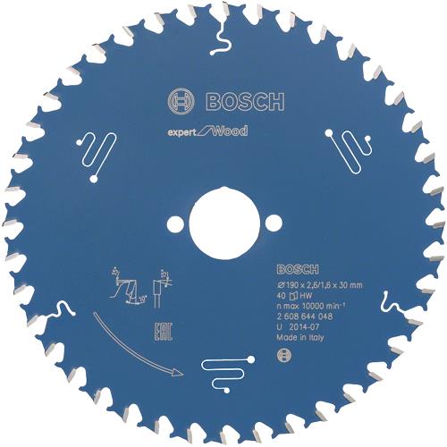 Bosch Expert for Wood Circular Saw Blade 190mm x 30mm x 40T