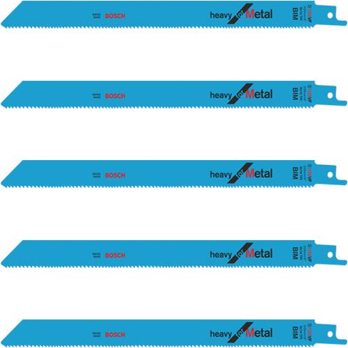 Bosch S1125VF 225mm Heavy for Metal Sabre Saw Blades (5pk)