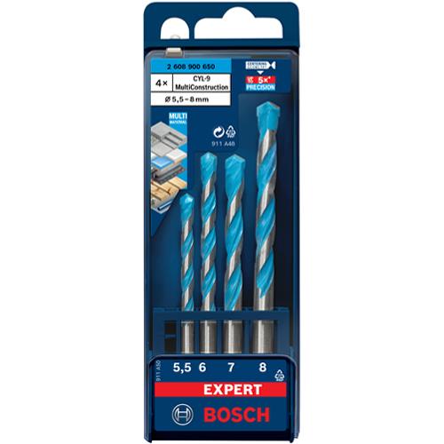 Bosch Expert Multi-construction Drill Bit Set (4pcs)