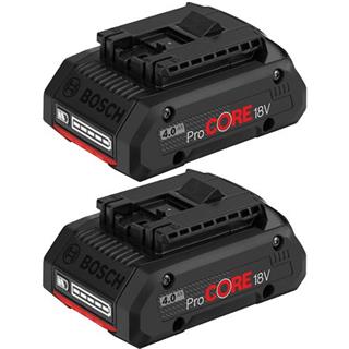 Bosch Professional ProCORE pack de base batterie 18V Li-Ion 4Ah + chargeur