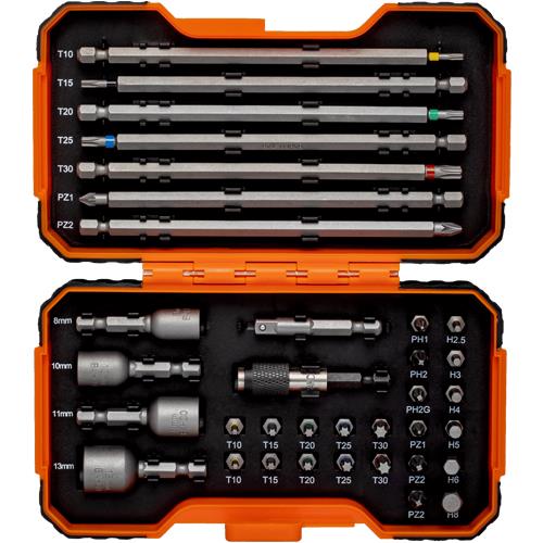 Bahco Screwdriver Bit & Nut Driver Set (35pcs)