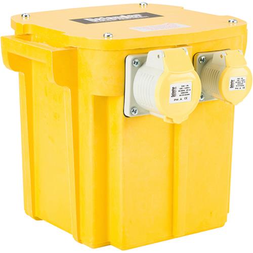 Defender 110v 5kVA Transformer (2x 16A & 1x 32A) No Plug