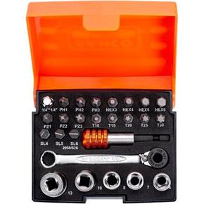 Bahco Screwdriver Bit &amp; Socket Set (26pcs)