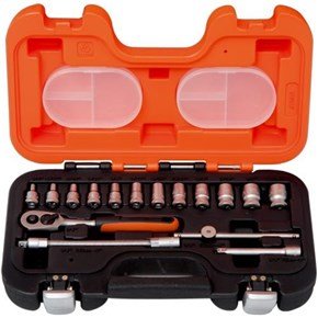 Bahco S160 1/4&quot; Drive Socket Set (16pc)