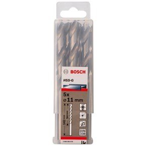 Bosch HSS-G 11mm dia Drill Bit (5pk)