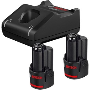 Bosch 12V Battery Set (2x 3Ah &amp; GAL12V-40)