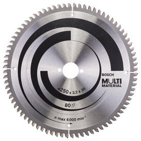 Bosch Multi Material TCT Saw Blade 250x80x30mm Bore