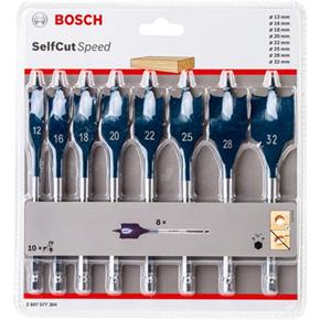Bosch Flat Drill Bit Set (8pcs)