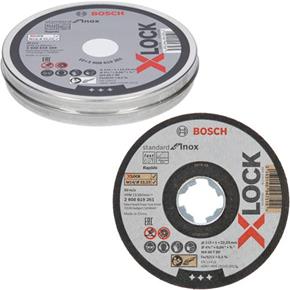 Bosch X-LOCK 115mm Inox Cutting Discs (Tin of 10)