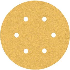 Bosch 80G 150mm Expert Sanding Discs for Wood &amp; Paint (5pk)