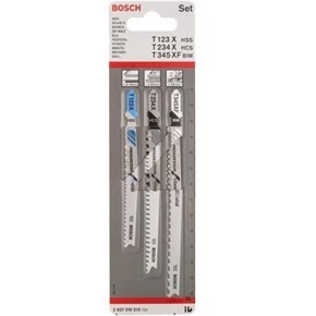 Bosch Jigsaw Blades for Wood Plastic + Metal (3pk)