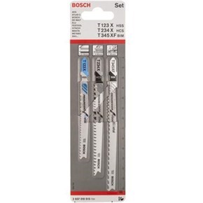 Bosch 6 Piece Wood Jigsaw Blade Set 2 607 010 572