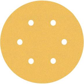 Bosch 120G 150mm Expert Sanding Discs for Wood &amp; Paint (5pk)