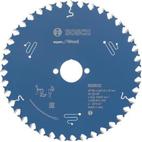 Bosch Expert for Wood Circular Saw Blade 190mm x 30mm x 40T