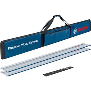 Bosch Professional guide rail FSN 1100 (length 110 cm, compatible with GKS  circular saws, GKT plunge saws, some GST jigsaws and GOF routers with