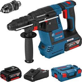 Bosch GBH18V-26F 18V SDS Drill (Chuck, 2x 5Ah)