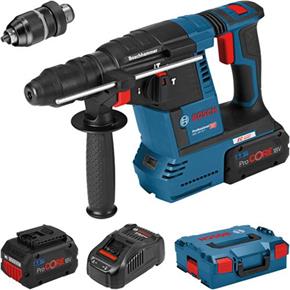 Bosch GBH18V-26F 18V BL SDS Drill (2x 8Ah ProCore, Chuck)