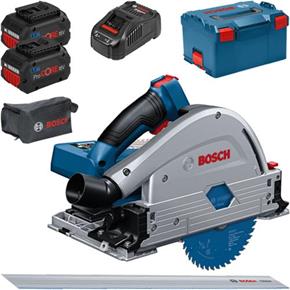 Bosch GKT 18V-52 GC 18V BITURBO Plunge Saw + Rail (2x 8Ah ProCore)