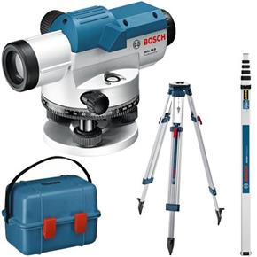 Bosch GOL 26 D Optical Level with Rod + Tripod