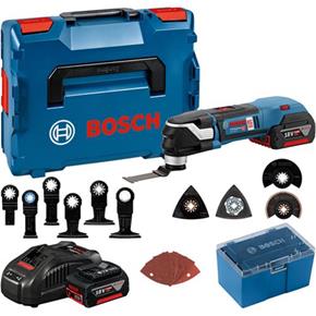 Bosch GOP18V-28 18V Multi-tool (2x 5Ah, Accessories)