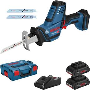 Bosch GSA18V-LiC 18V Compact Sabre Saw (2x 4Ah ProCore)