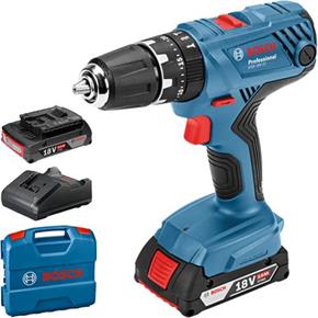 Bosch GSB18V-21 18V Combi Drill (2x 2Ah)