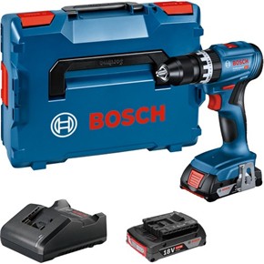 Bosch GSB18V-45 18V Compact Brushless Combi Drill (2x 2Ah)